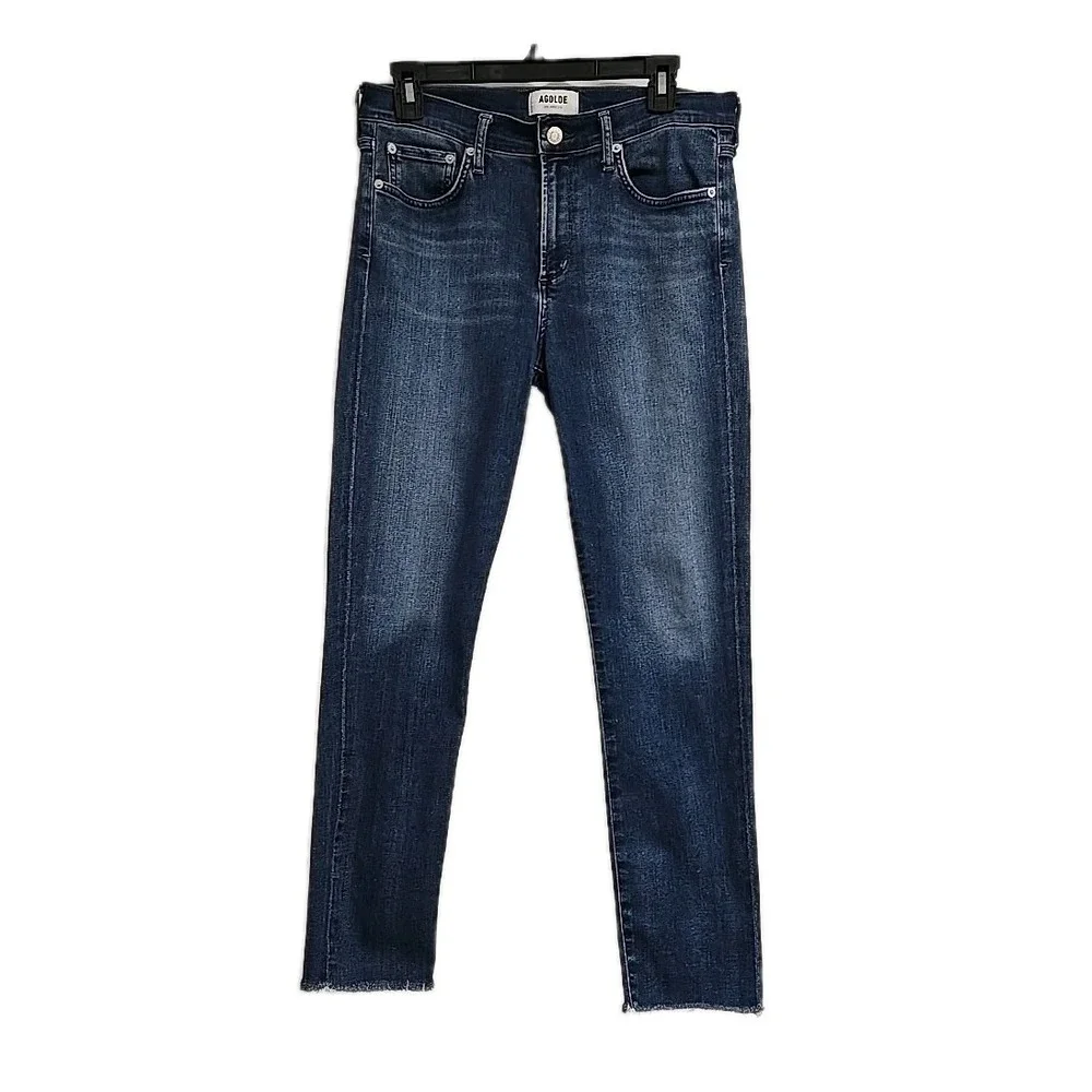 Agolde Sophie High-Rise Skinny Jeans Stretch Lightweight Blue Women's‎ Size 29